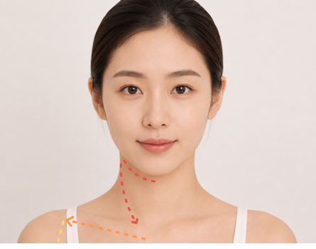 STEP 04 쇄골 → 어깨 바깥